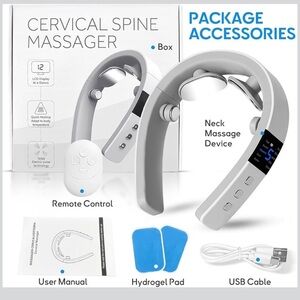 NIB Heated Neck Massager | Shiatsu Deep Tissue